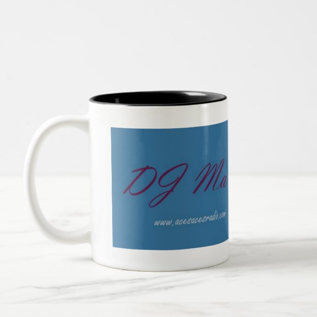 Tasse 2 Couleurs DJ Marie Banderole (Gauche)