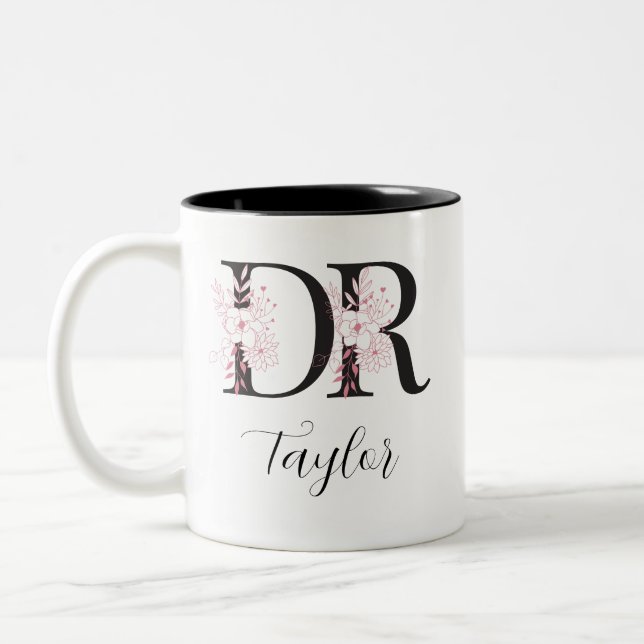 Tasse 2 Couleurs Docteur Cadeaux Personnalisés Pour Son Docteur (Gauche)