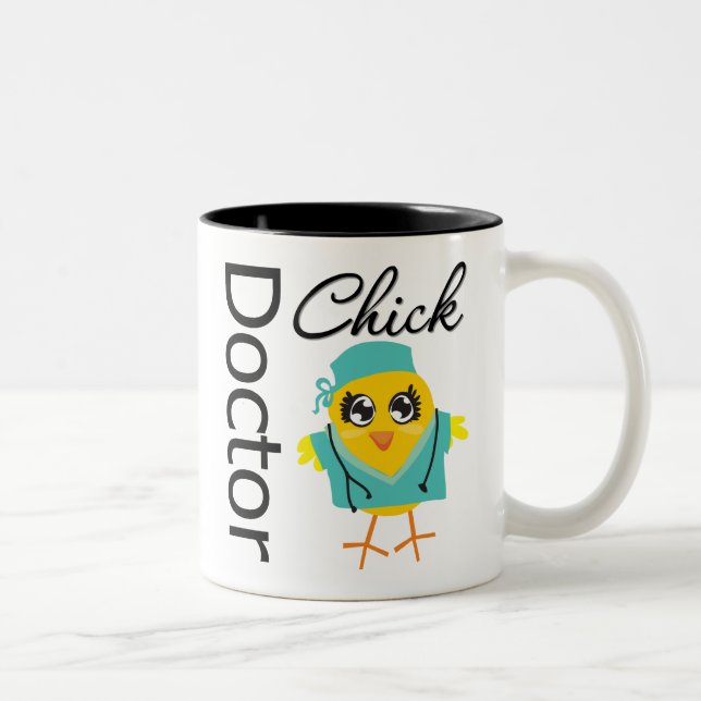 Tasse 2 Couleurs Docteur Chick (Droit)