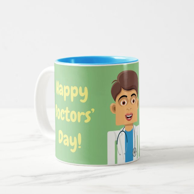 Tasse 2 Couleurs Doctor (Devant gauche)
