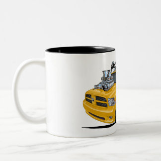 Tasse 2 Couleurs Dodge Ram jaune 1500 pick-up Camion