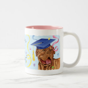 Tasse 2 Couleurs Dogue de Bordeaux Graduate
