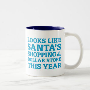 Tasse 2 Couleurs Dollar Store Père Noël