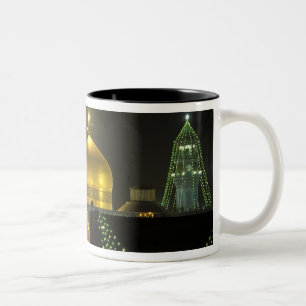 Tasse 2 Couleurs Dôme doré du complexe du sanctuaire de l'Imam Reza