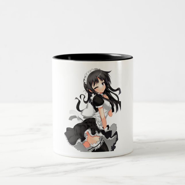 Tasse 2 Couleurs Domestique d'Anime (Centre)