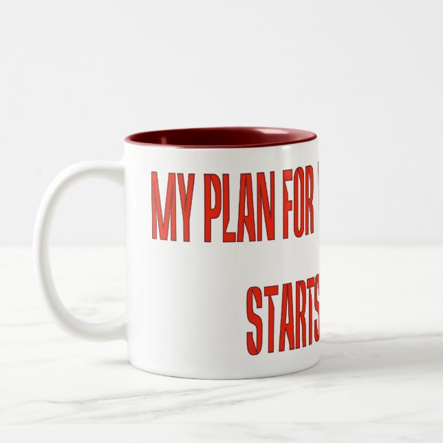 Tasse 2 Couleurs Domination mondiale (Gauche)