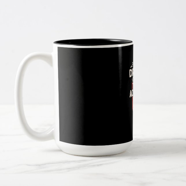 Tasse 2 Couleurs Don comptable | Être une maman comptable (Gauche)