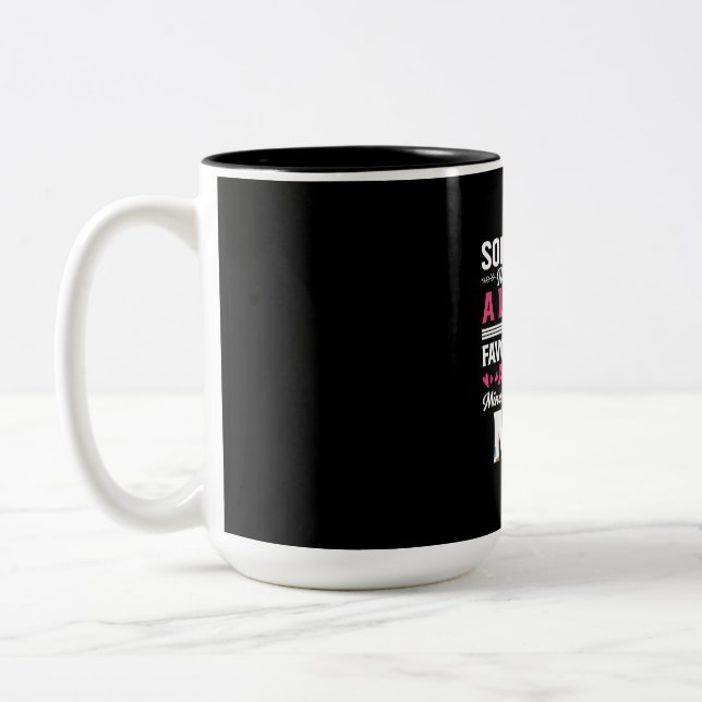 Tasse 2 Couleurs Don comptable |Pour rencontrer leur comptable favo (Gauche)