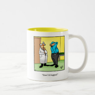 Tasse 2 Couleurs Don de boue d'Humour de golf pour les golfeurs
