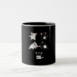 Tasse 2 Couleurs Don de chien French Bulldog Noir Et Blanc Lovely