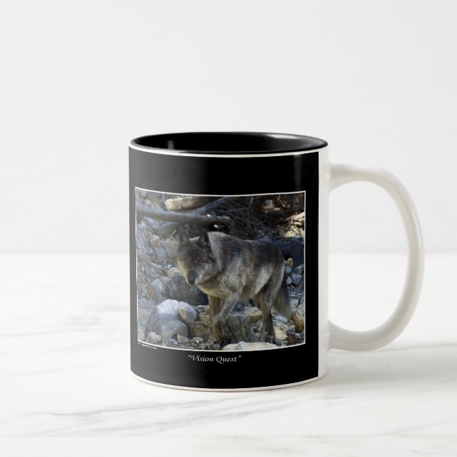 Tasse 2 Couleurs Don de loups Vision Quest (Droit)