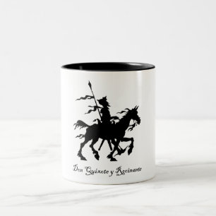 Tasse 2 Couleurs Don don Quichotte y Rocinante