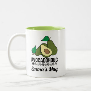 Tasse 2 Couleurs Don personnalisé Avocado Lover