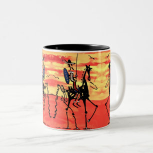 Tasse 2 Couleurs Don Quichotte à deux tons