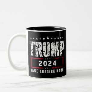 Tasse 2 Couleurs Donald Trump 2024 redonne l'élection américaine