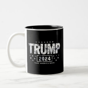 Tasse 2 Couleurs Donald Trump 2024 redonne l'élection américaine