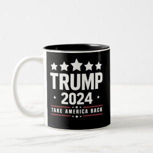 Tasse 2 Couleurs Donald Trump 2024 redonne l'élection américaine