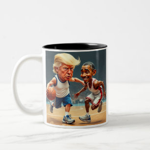 Tasse 2 Couleurs Donald Trump Barack Obama