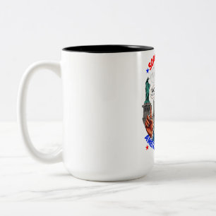 TASSE 2 COULEURS DONALD TRUMP - DÉSOLÉS, L'AMÉRIQUE EST FERMÉE