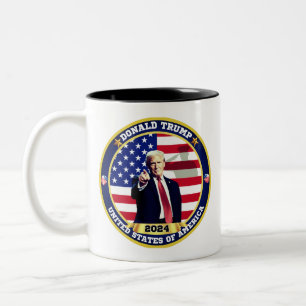 Tasse 2 Couleurs Donald Trump États-Unis d'Amérique
