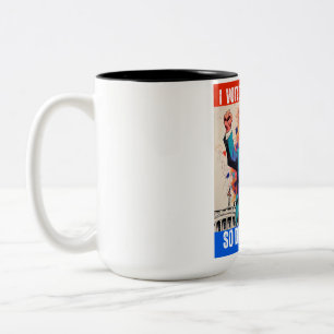 TASSE 2 COULEURS DONALD TRUMP - J'AI VOTÉ POUR TRUMP, ALORS FAITES-