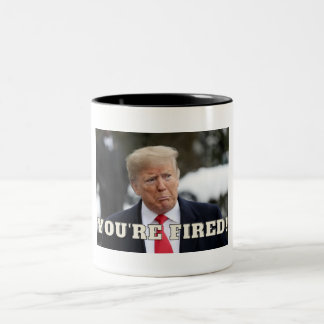 Tasse 2 Couleurs Donald Trump, tu es renvoyé !Mug