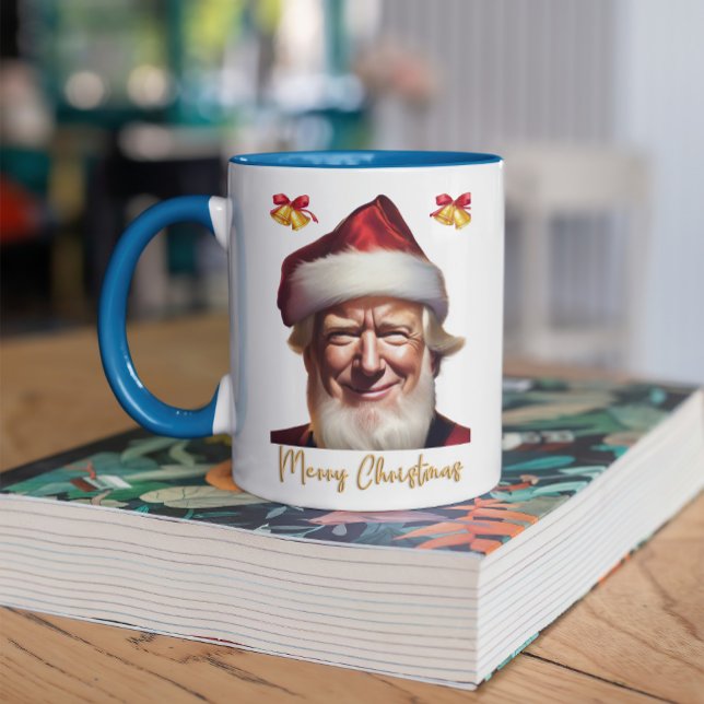 TASSE 2 COULEURS DONALD VOUS SOUHAITE UNE JOLIE NOËL (Créateur téléchargé)