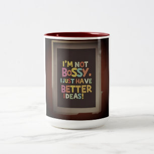 Tasse 2 Couleurs Donner du pouvoir à une fille, donner du pouvoir a