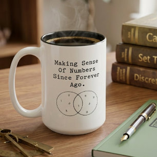 Tasse 2 Couleurs Donner un sens aux nombres depuis la nuit des temp
