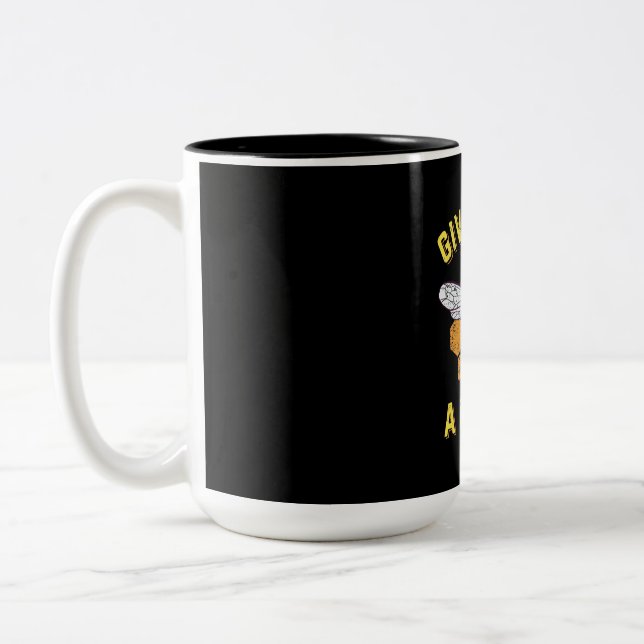 Tasse 2 Couleurs Donner Une Chance Aux Abeilles (Gauche)