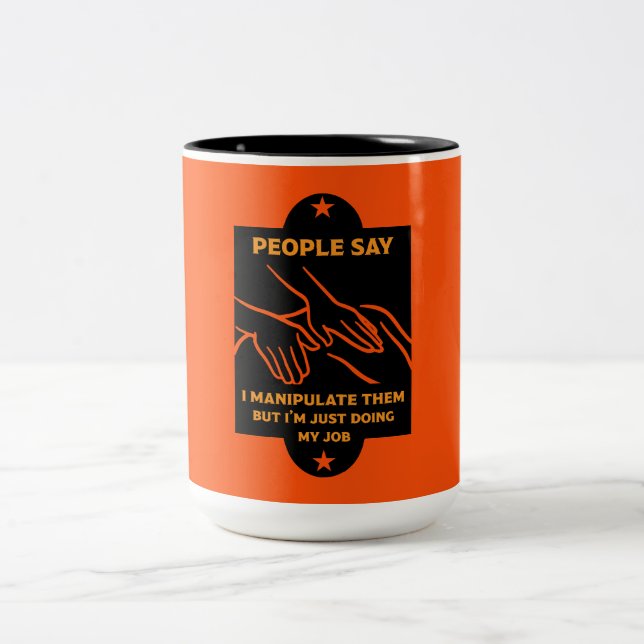 Tasse 2 Couleurs Dons Funny Osteopath (Centre)
