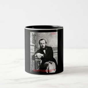 Tasse 2 Couleurs Dostoïevski Citation "Dieu l'a voulu" Amour Cadeau