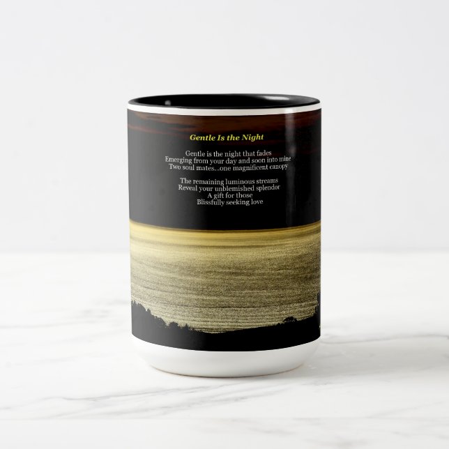 Tasse 2 Couleurs Douce est la nuit (Centre)