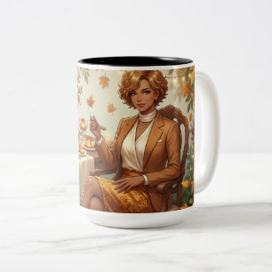Tasse 2 Couleurs Douceurs Automnales Cosy – Table de desserts au ca