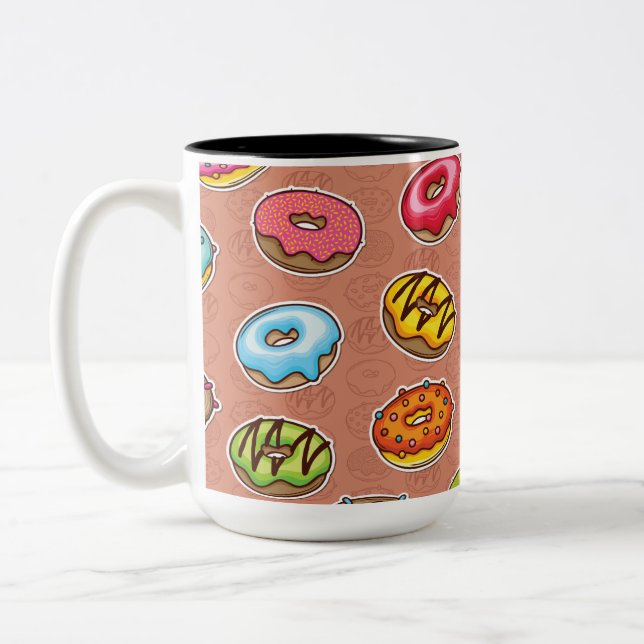 Tasse 2 Couleurs Doughes (Gauche)
