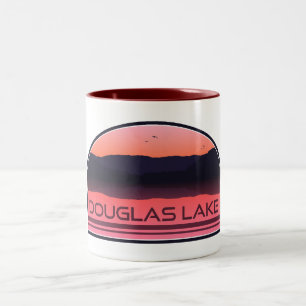 Tasse 2 Couleurs Douglas Lake Tennessee Red Sunrise