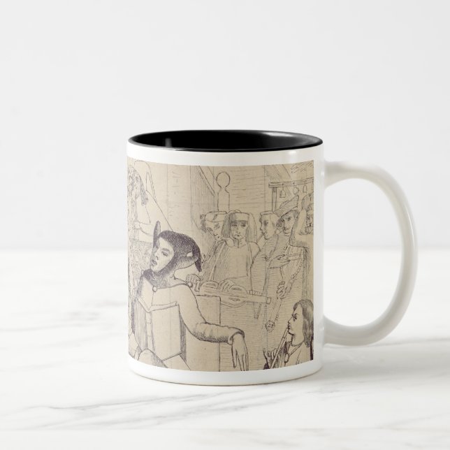 Tasse 2 Couleurs Douzième nuit, c.1850 (Droit)