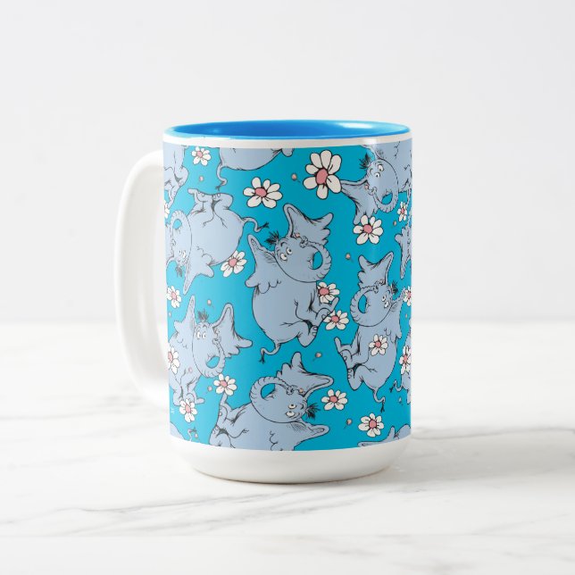 Tasse 2 Couleurs Dr Seuss Horton Entend un Qui (Devant gauche)