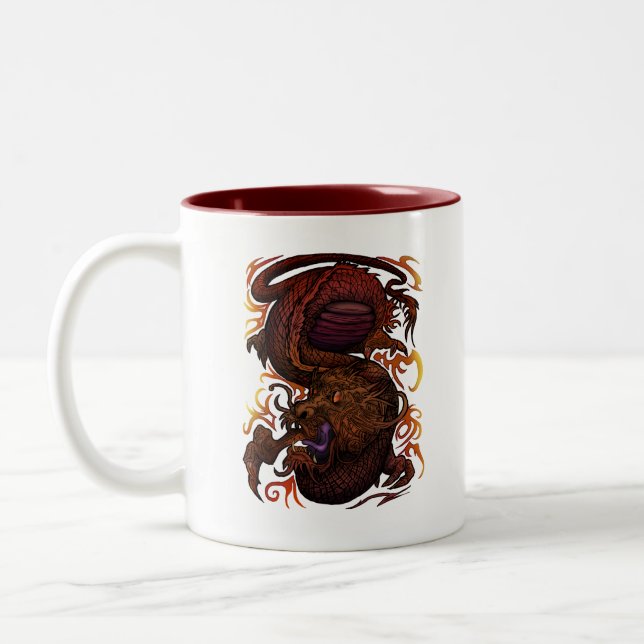 Tasse 2 Couleurs Dragon (Gauche)