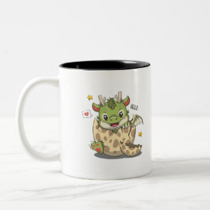 Tasse 2 Couleurs Dragon Bébé Cute En Oeuf