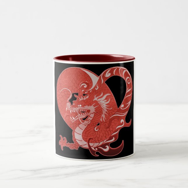 Tasse 2 Couleurs Dragon Heart (Centre)