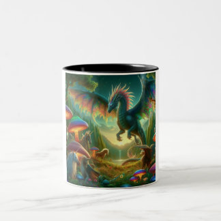 Tasse 2 Couleurs Dragon volant