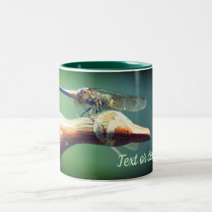 Tasse 2 Couleurs Dragonfly Co Pilote Nature Personnalisée