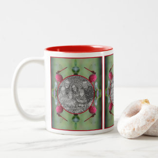 Tasse 2 Couleurs Dragonfly On Dogwood Fruruits Créez votre propre p