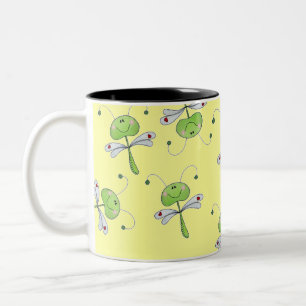 Tasse 2 Couleurs Dragonfly with Hearts