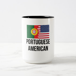 Tasse 2 Couleurs Drapeau américain portugais