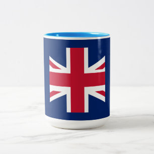 Tasse 2 Couleurs Drapeau anglais patriotique