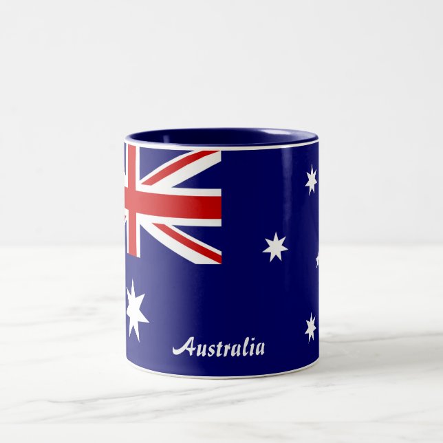 Tasse 2 Couleurs Drapeau Australie (Centre)