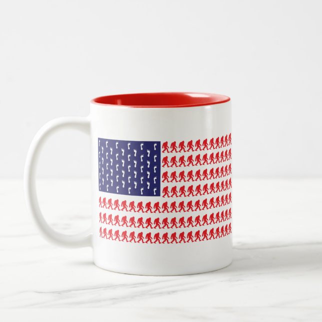 Tasse 2 Couleurs Drapeau Bigfoot— (Gauche)