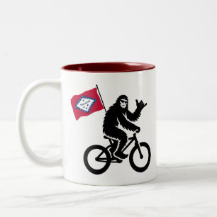 Tasse 2 Couleurs Drapeau Bigfoot Cycling Arkansas
